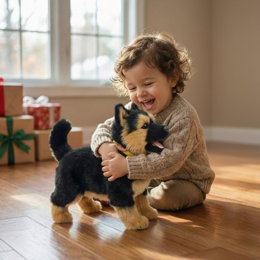PUPPORA – Cozy Plush Dog Toy with Realistic Look