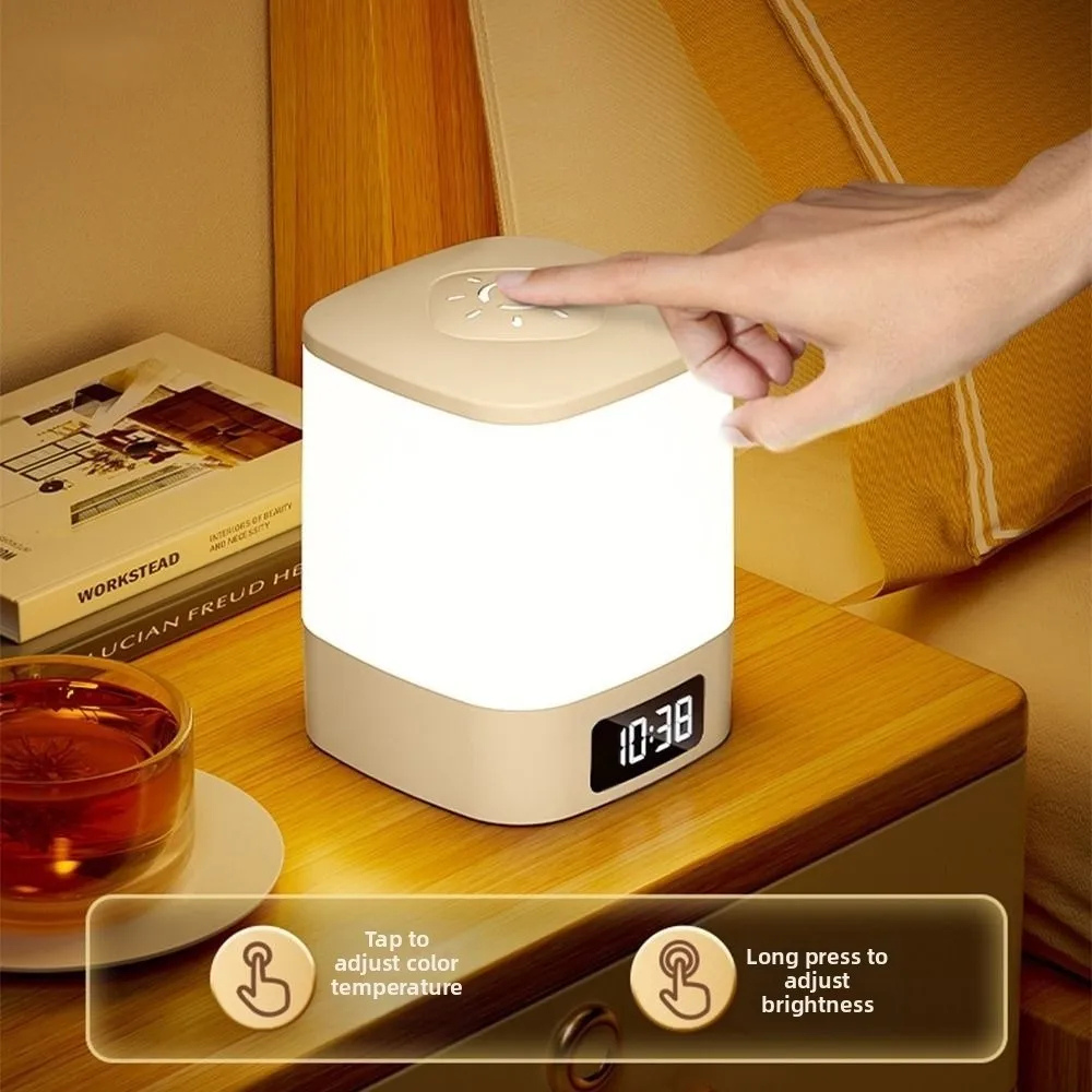 Modern Minimalist Table Lamp with Dimmable LED for Bedroom & Desk