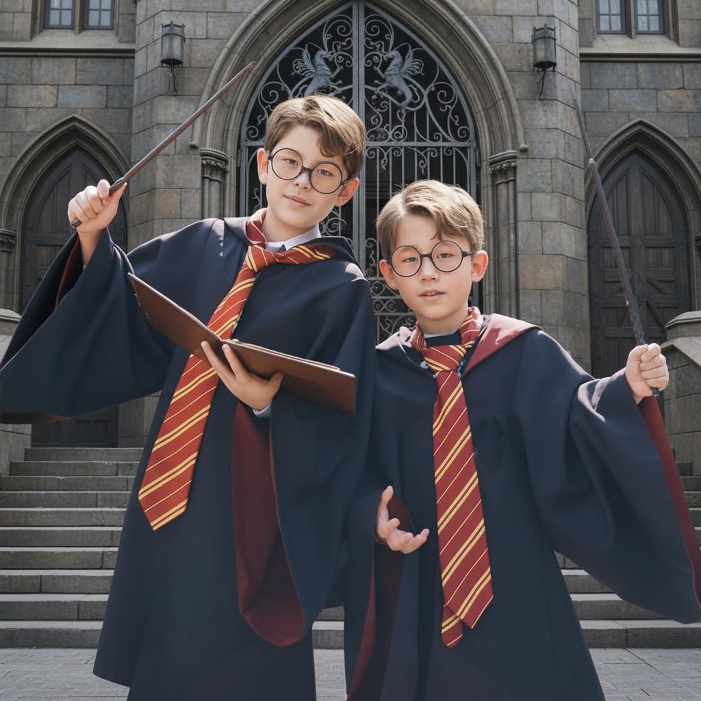 WIZARDCRAFT – Complete Wizard Costume with Cloak & Accessories for Kids & Adults