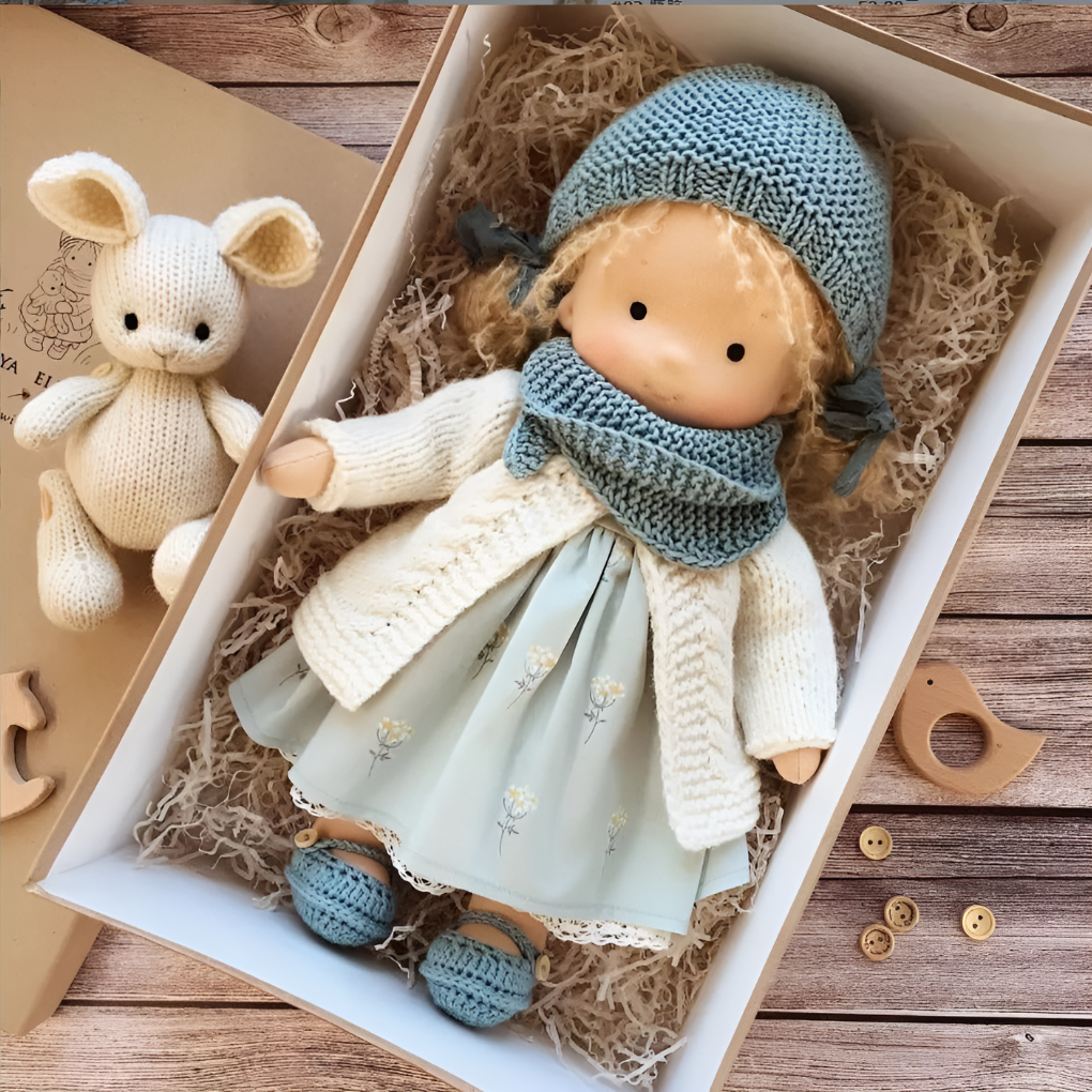 Handmade Waldorf Cuddly Doll