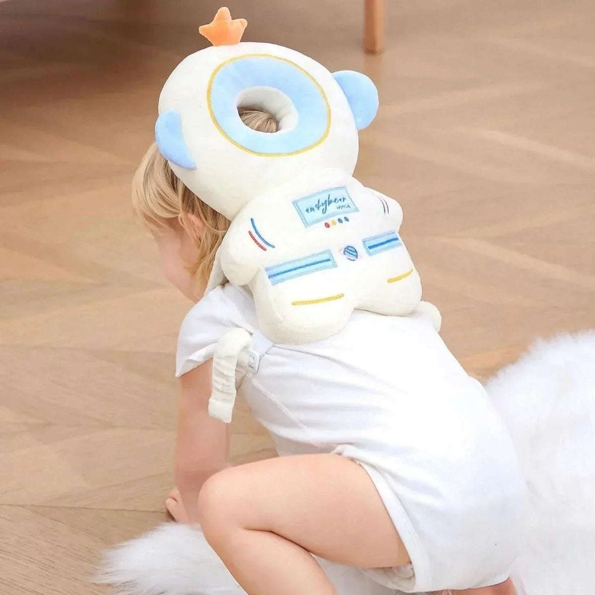 HEADGUARD - Luxurious adjustable head protection for babies with soft materials for safe protection while crawling and learning to walk