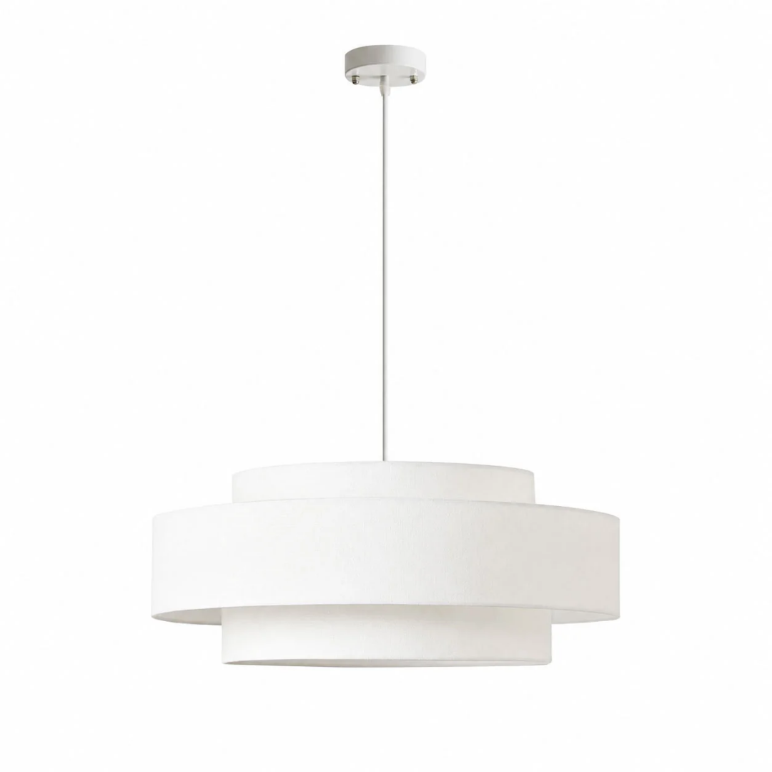 ® - Hanglamp Met Gelaagd Linnen Design