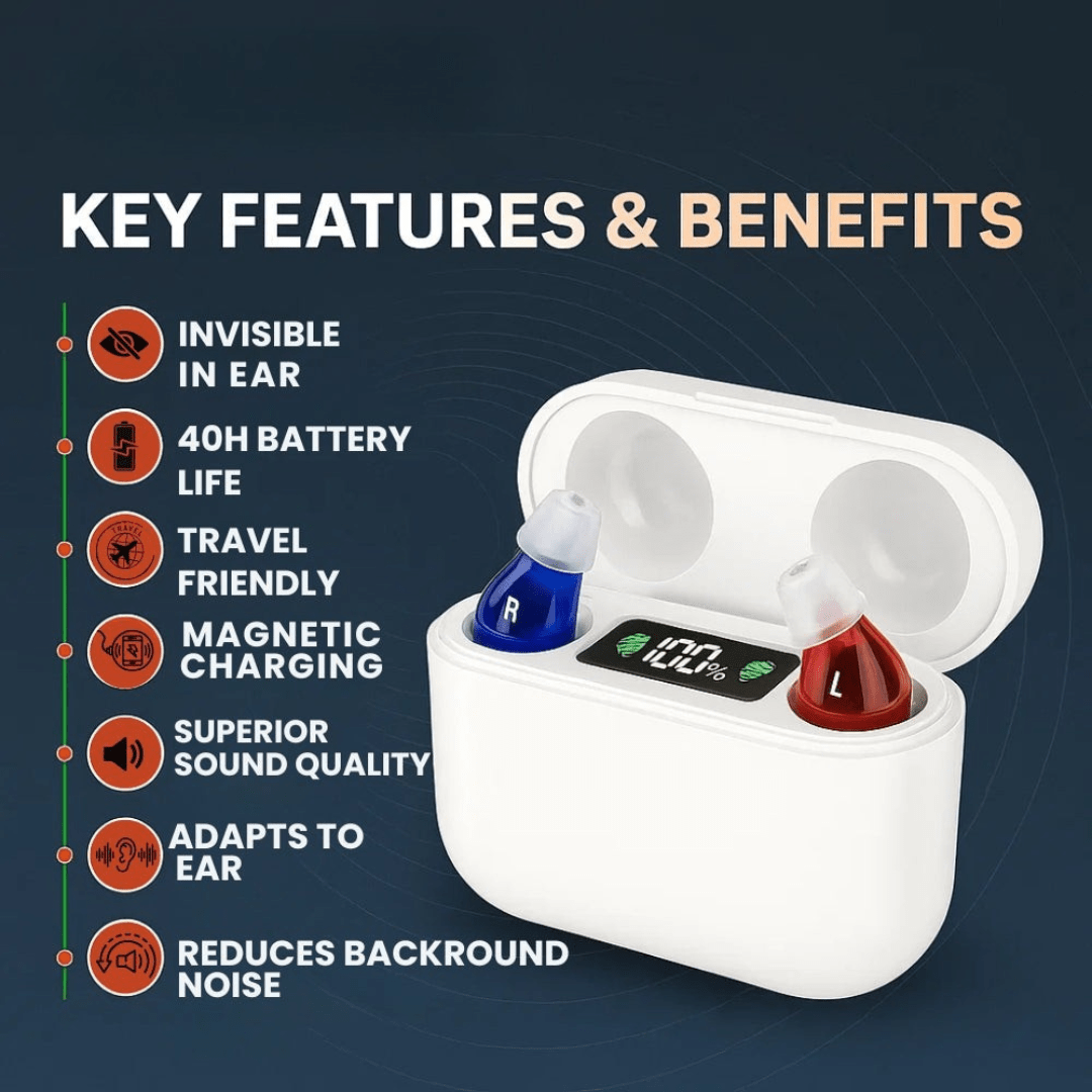 AURIS PRO - Invisible in-ear hearing aids for superior sound quality