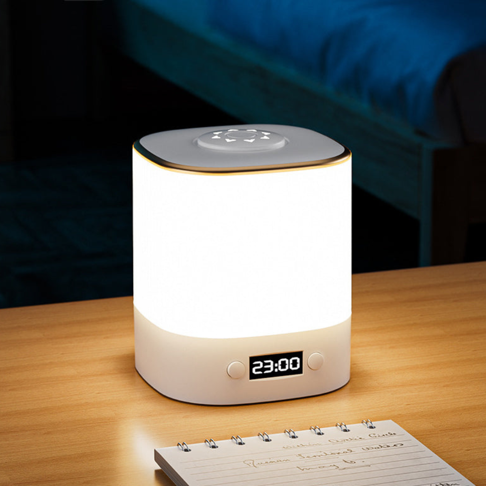 Modern Minimalist Table Lamp with Dimmable LED for Bedroom & Desk