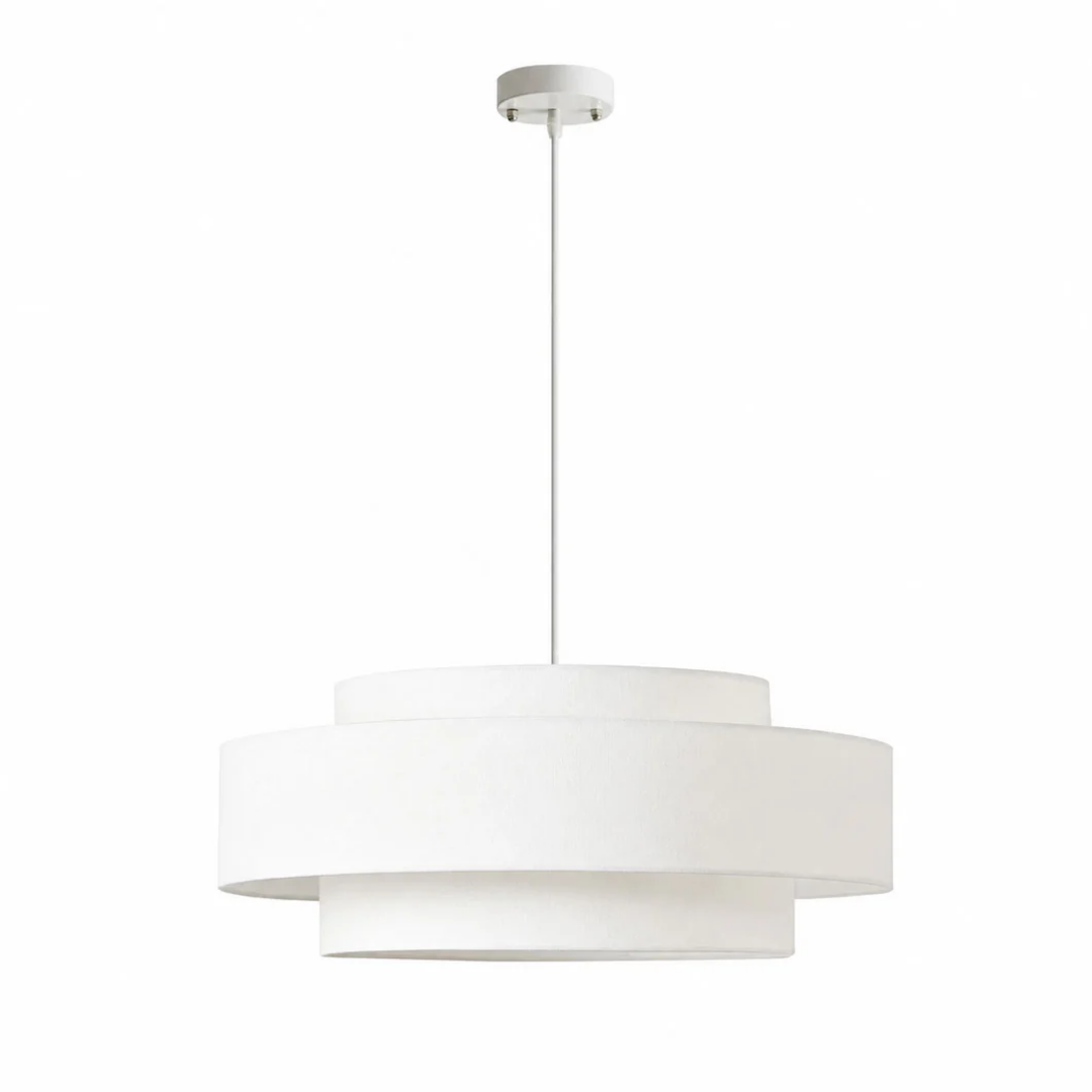 ® - Hanglamp Met Gelaagd Linnen Design
