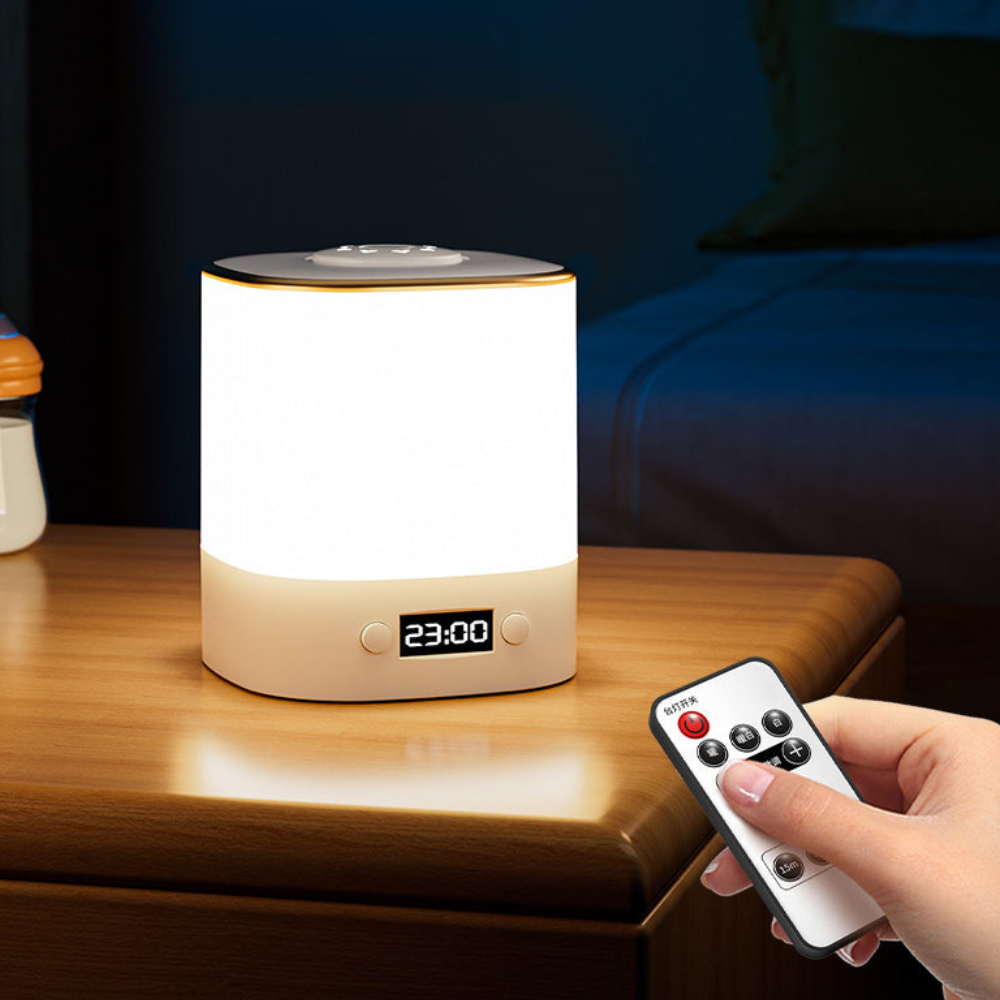 Modern Minimalist Table Lamp with Dimmable LED for Bedroom & Desk