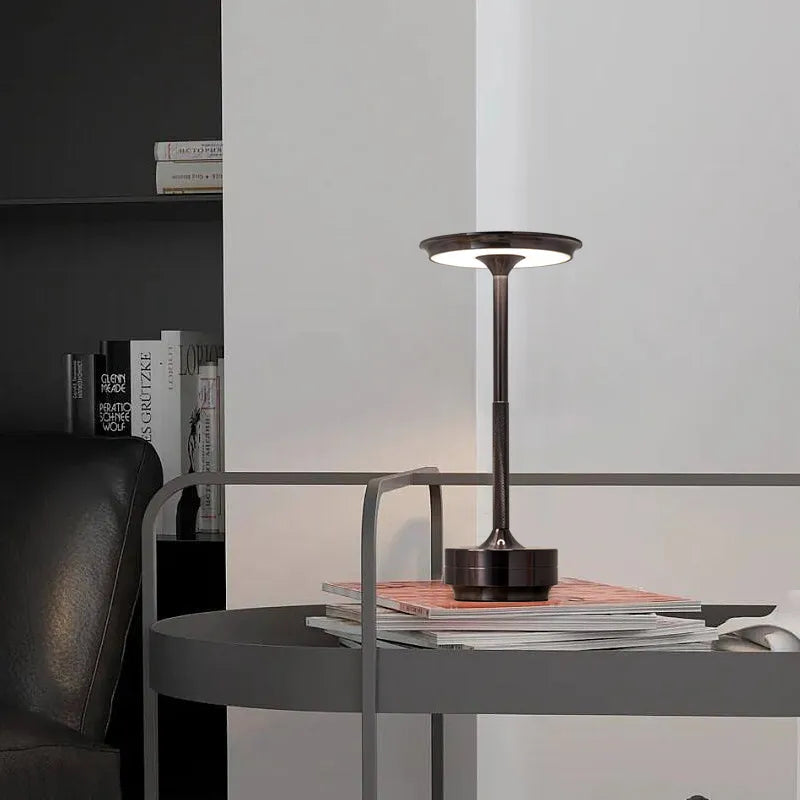 Casa Lumière Draadloze Tafellamp - Oplaadbaar, Touch Dimming & Chique Afwerking