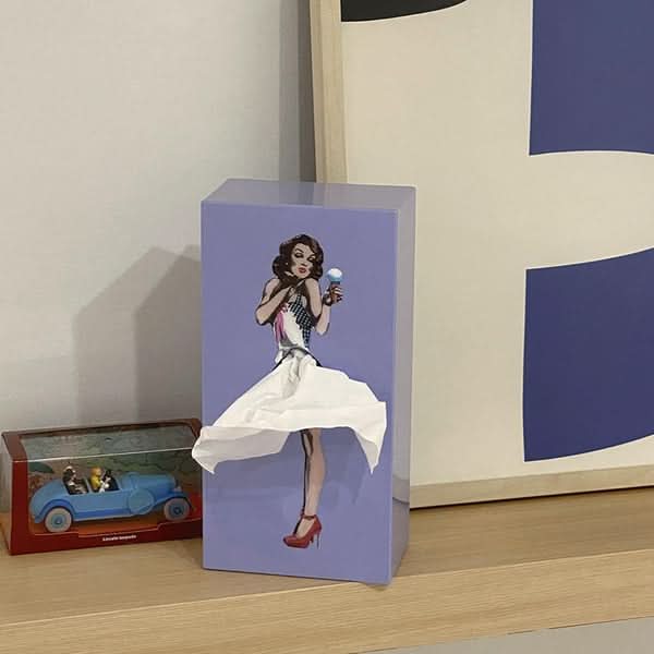 TISSUDANCE – Playful Rock Tissue Box for Creative Home Decoration