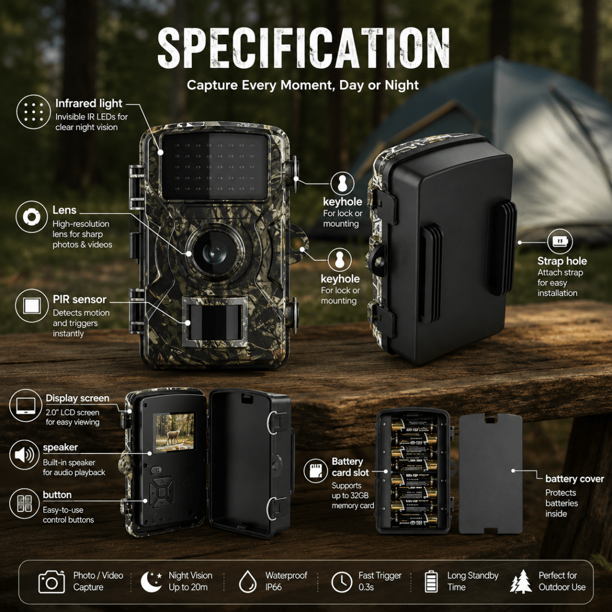 TRAILWATCH – Wildlife camera for reliable outdoor observations