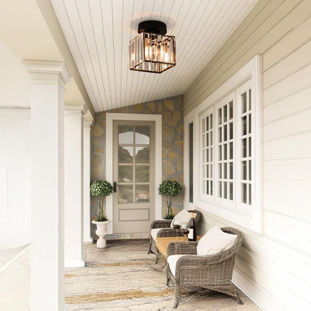 Casa Lumière Plafondlamp - Chique Glasverlichting voor Hal en Woonruimte