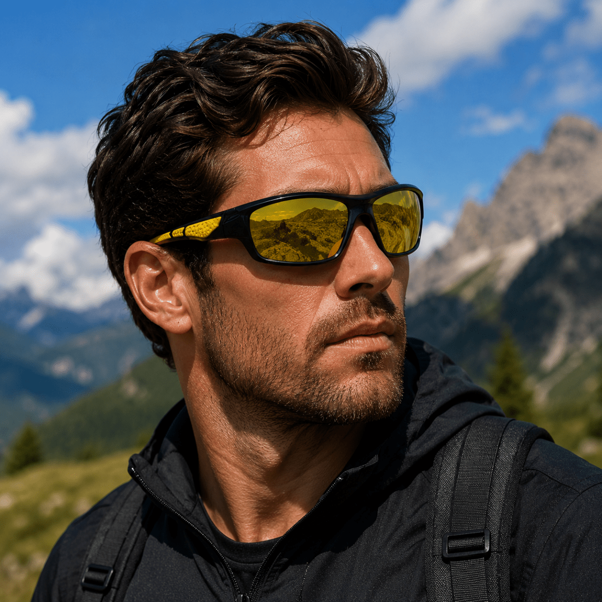 RAYMONT – Round Polarized Sunglasses Design in Vintage Style with UV400 Protection