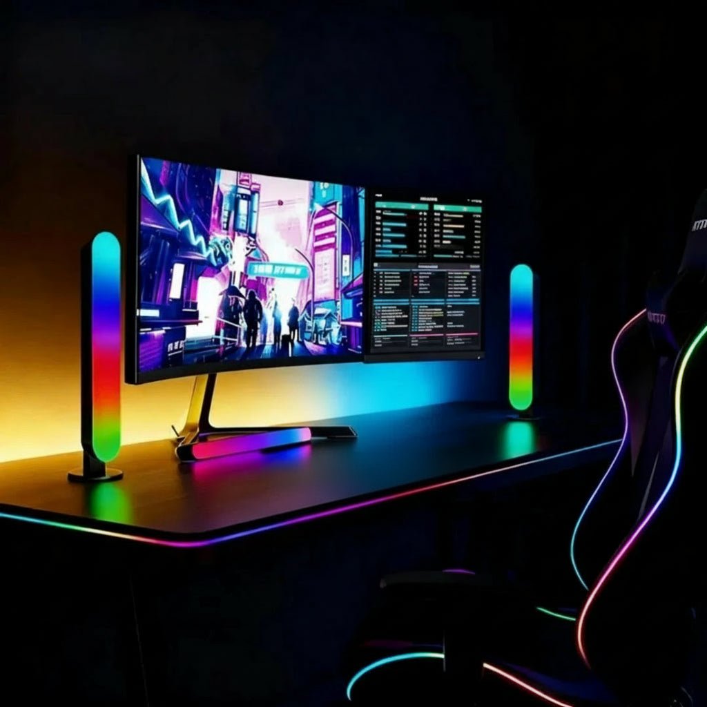 AURADESK – USB RGB Light Bar with Multiple Color Modes