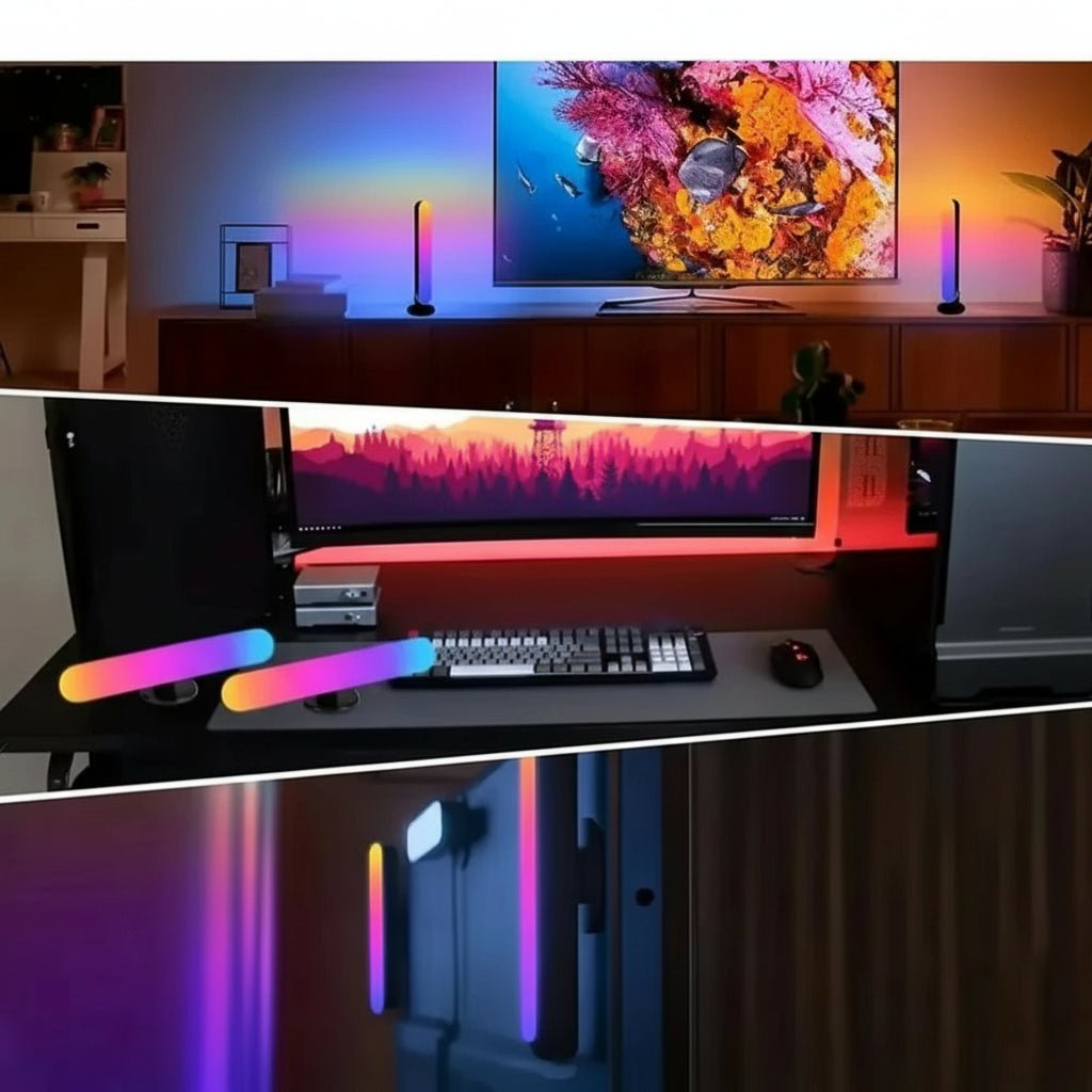 AURADESK – USB RGB Light Bar with Multiple Color Modes