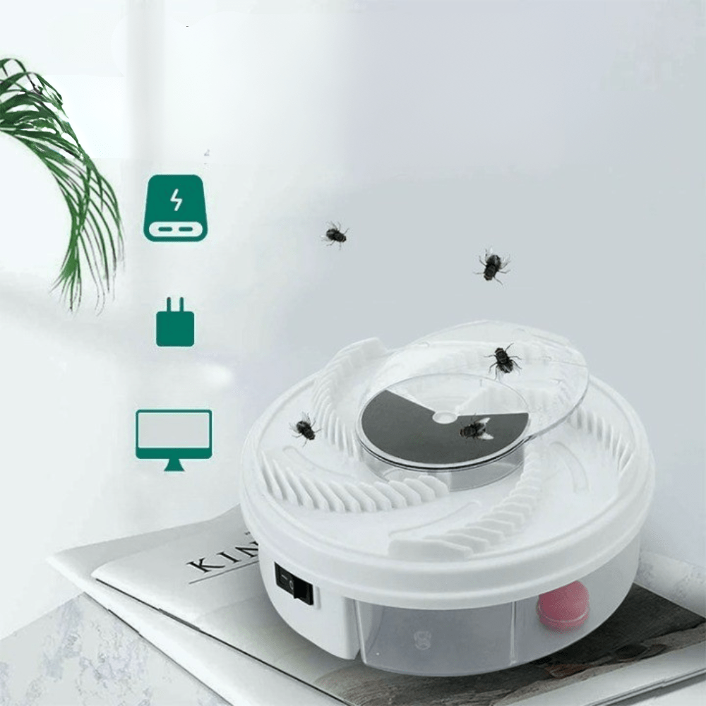ECO CATCHER – Quiet, Environmentally Friendly Fly Catcher for Kitchen, Living Room & Garden