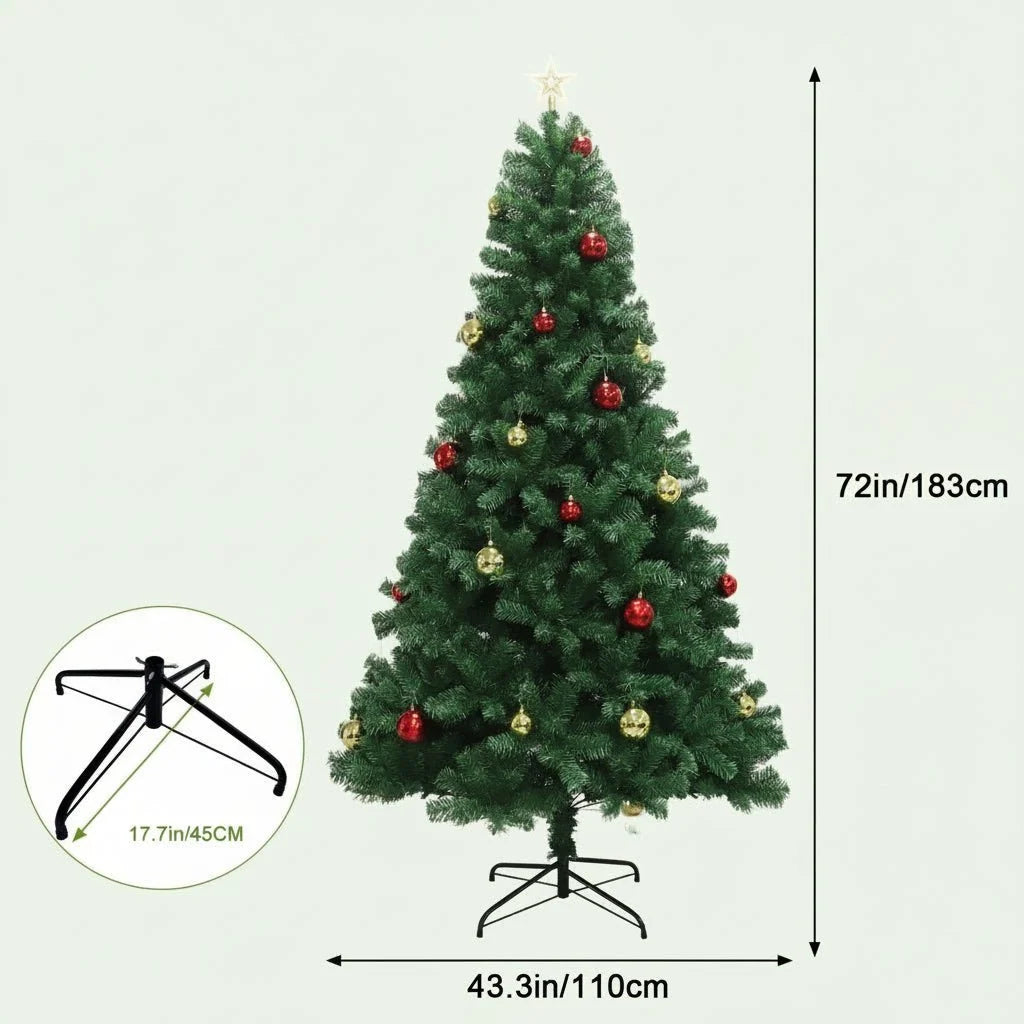 LED Artificial Tree with 8 Festive Light Patterns