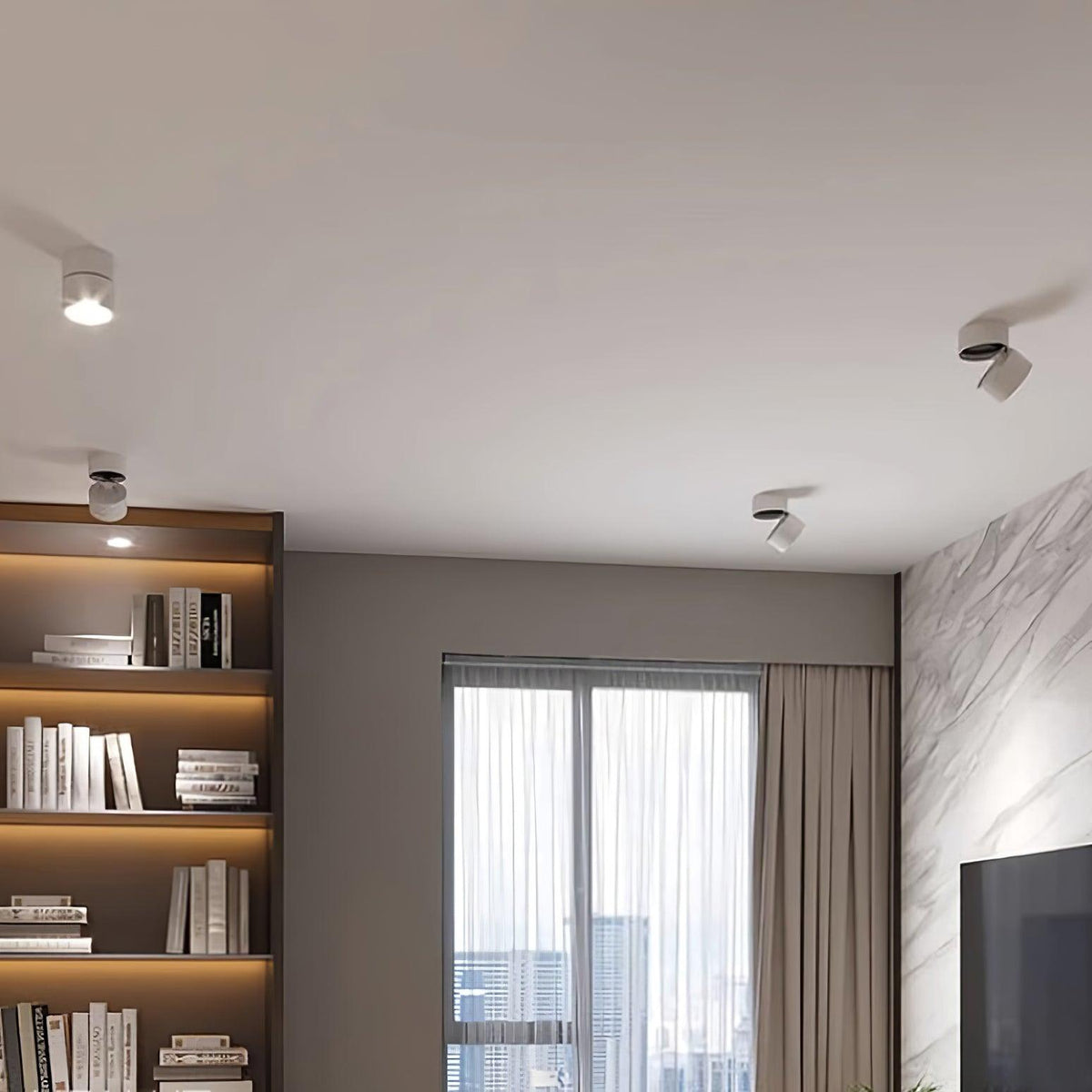 Adjustable LED Spotlight in Modern Minimalist Scandinavian Design
