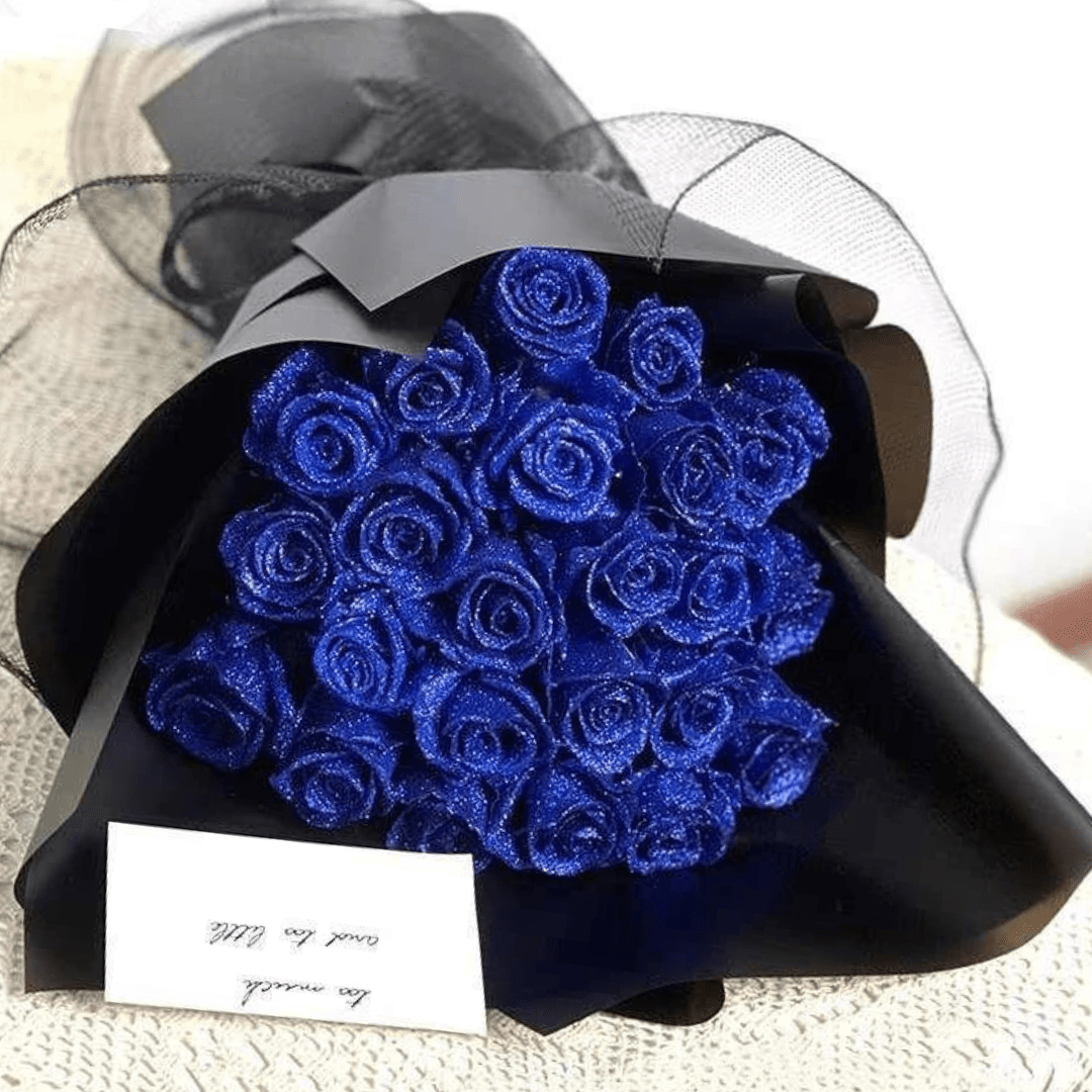 ROSALUNE – Eternal Glitter Rose for Romantic Gifts & Home Decoration