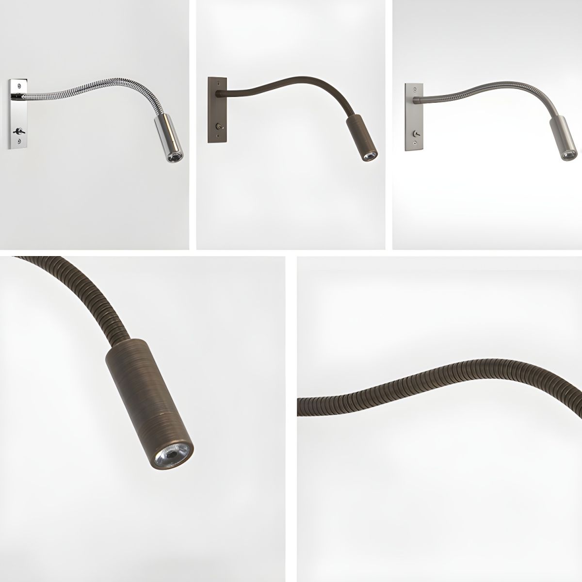 Casa Lumière Flexibele Wandlamp - Minimalistische Leeslamp voor Slaapkamer & Leeshoek