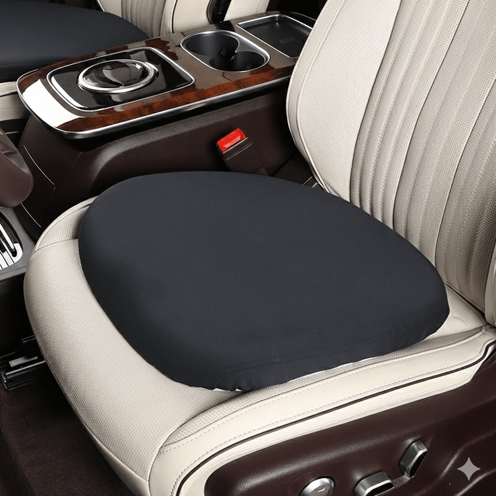 ERGOCARVE – Integrated Car Neck & Lumbar Support made of Memory Foam