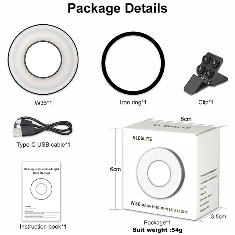 GlowRing - Magnetische Telefoonlamp