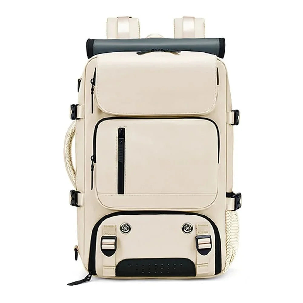 TRAVELMAX Pack - Large waterproof travel backpack with USB port