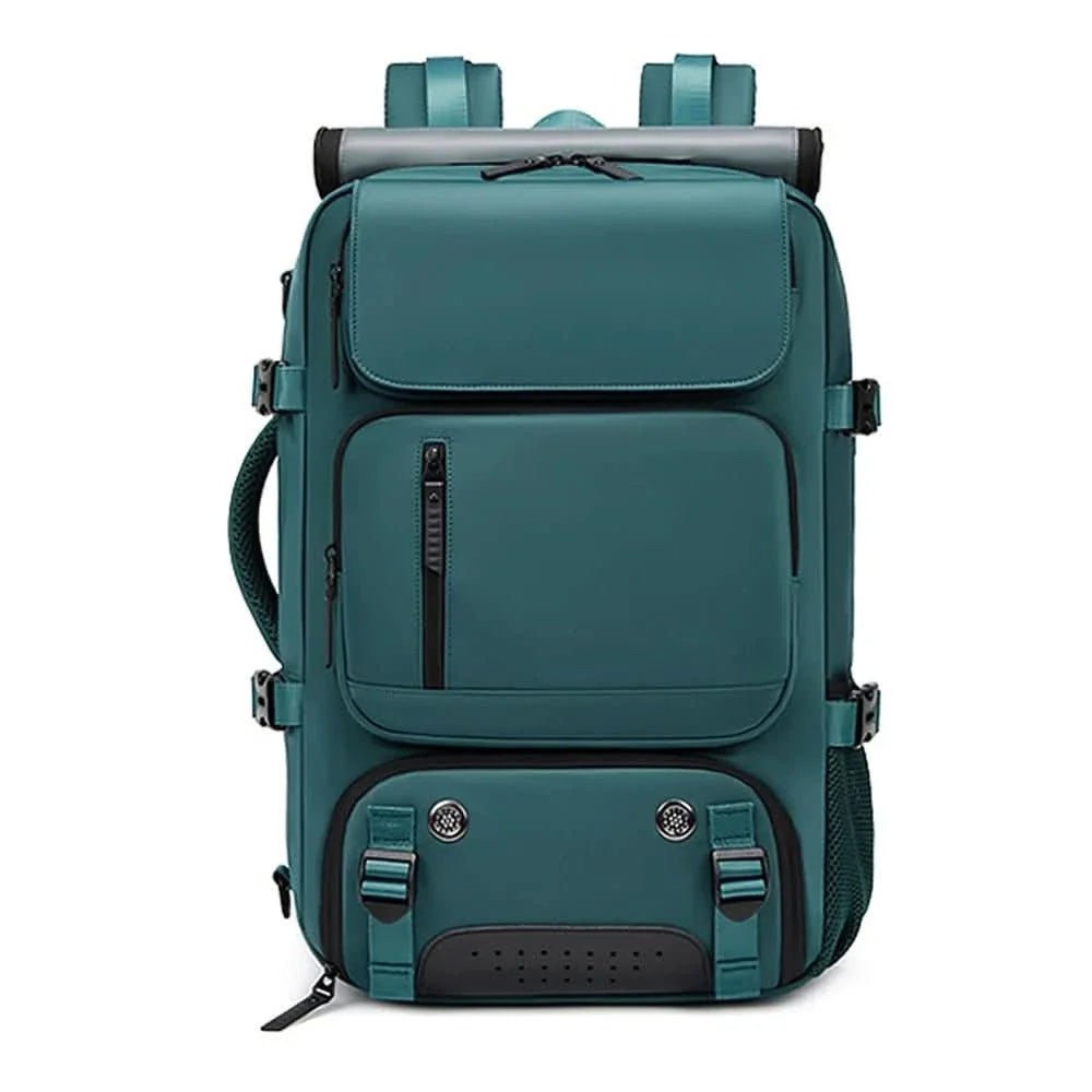 TRAVELMAX Pack - Large waterproof travel backpack with USB port