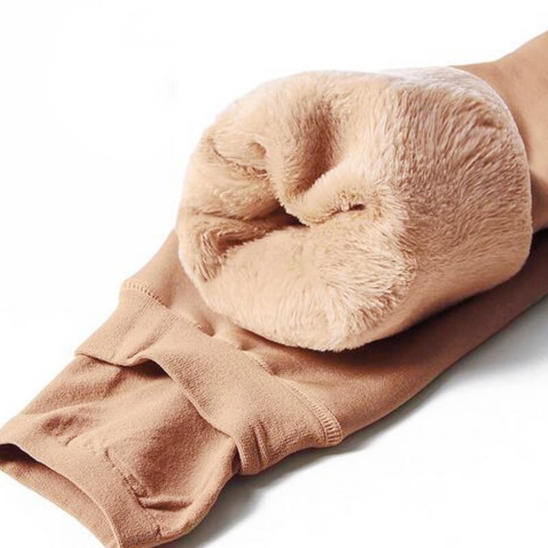 Thermische Dameslegging Fleece Met Warme Voering En Dagelijkse Comfortabele Pasvorm