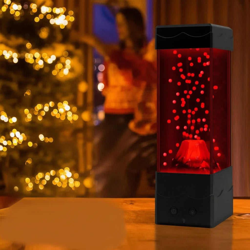 VULCALIGHT – LED volcano lamp | 7-color night light for children's rooms