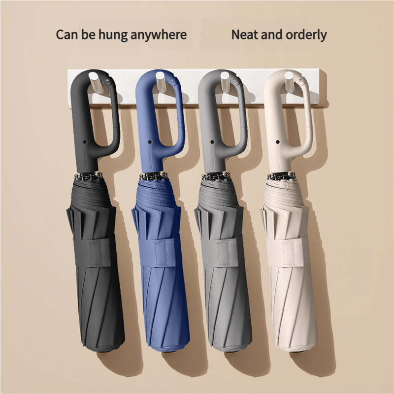 Automatic umbrella for strong winds and reliable protection