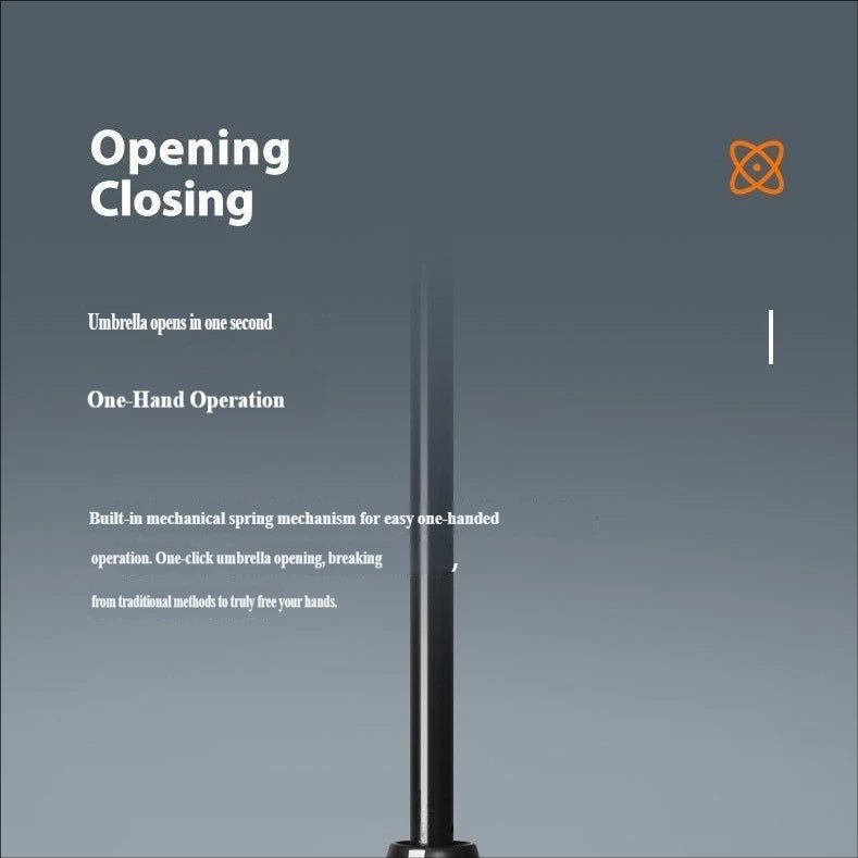 Automatic umbrella for strong winds and reliable protection
