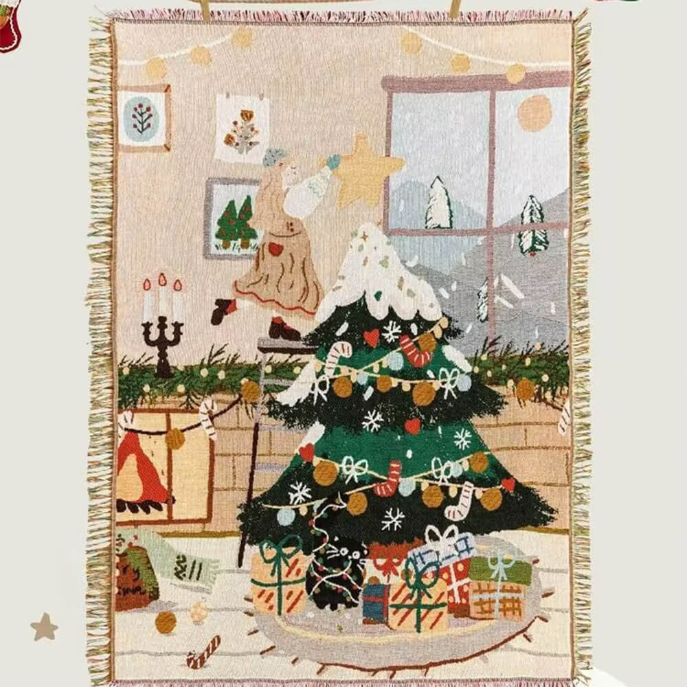Easy-Care Christmas Sofa Slipcover