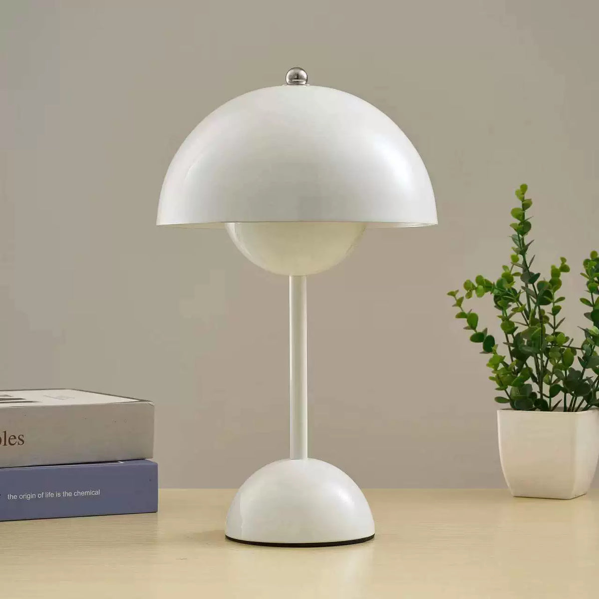 Meridian | Cordless Dome Table Lamp with Touch Dimming