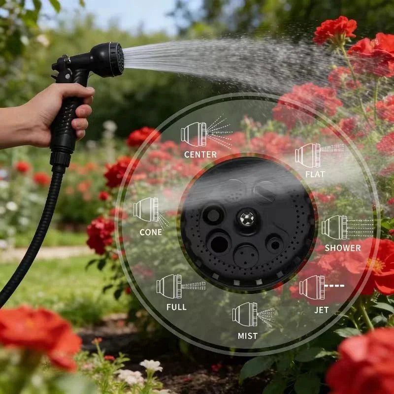 HydroFlow Max Garden Hose | Stretchable & Durable Water Hose | Kink-Free Hose for Garden, Plants & Cleaning