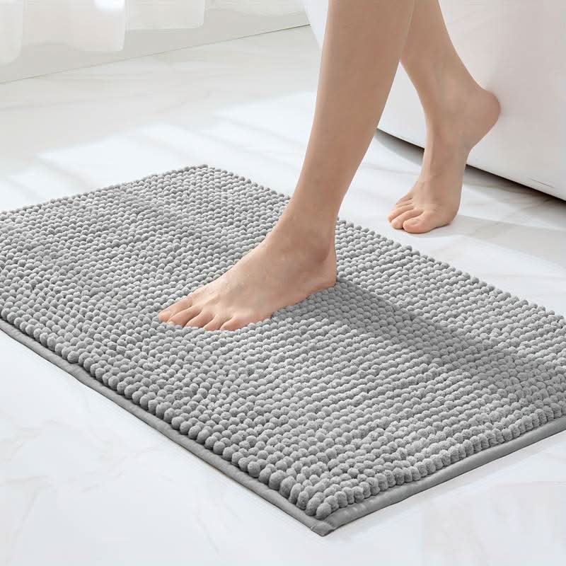 COMFORT – Chenille Bath Mat with Non-Slip Backing