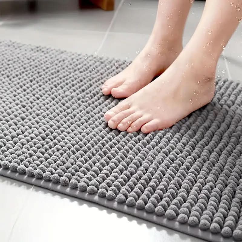 COMFORT – Chenille Bath Mat with Non-Slip Backing