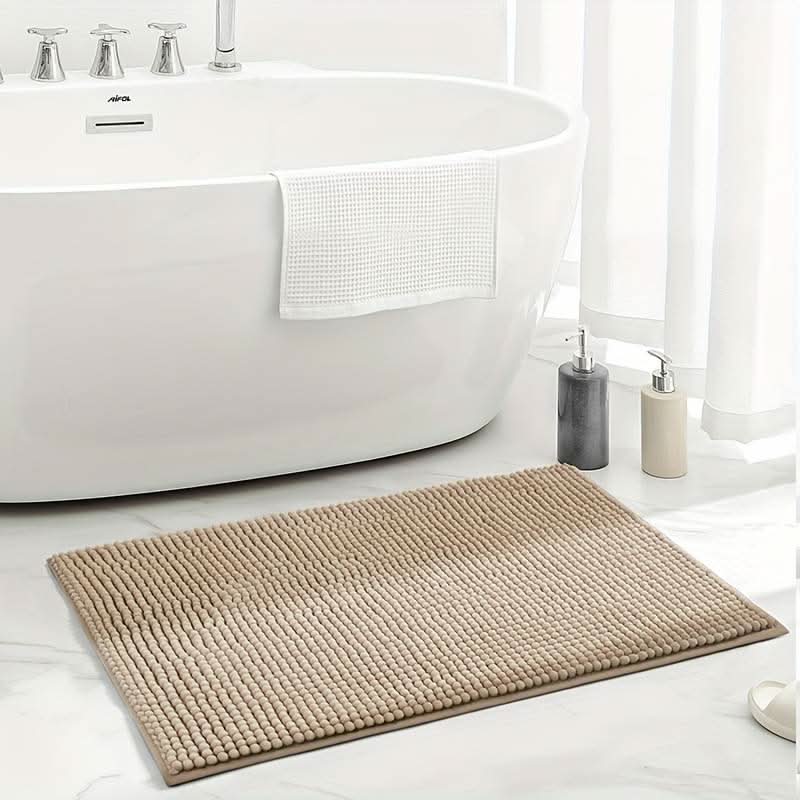 COMFORT – Chenille Bath Mat with Non-Slip Backing