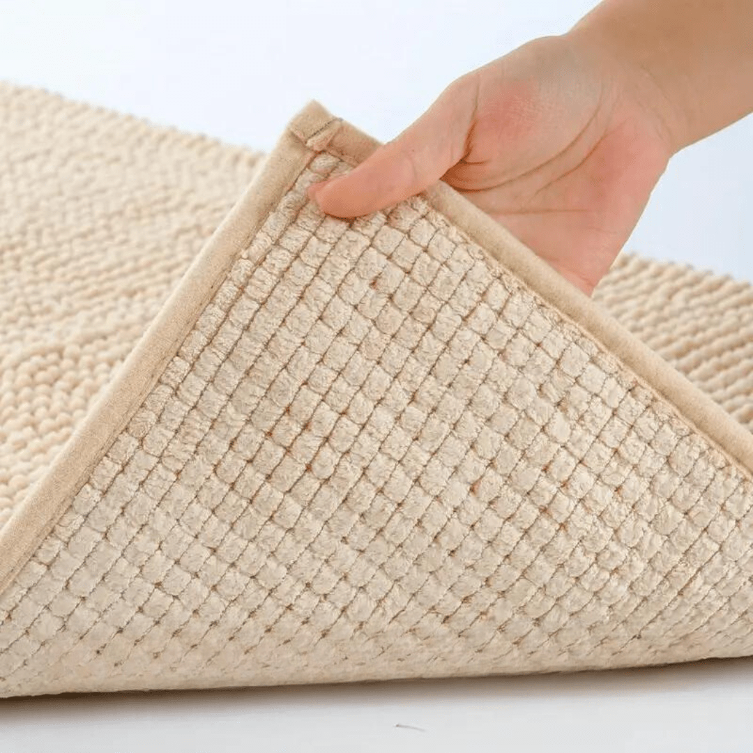 COMFORT – Chenille Bath Mat with Non-Slip Backing