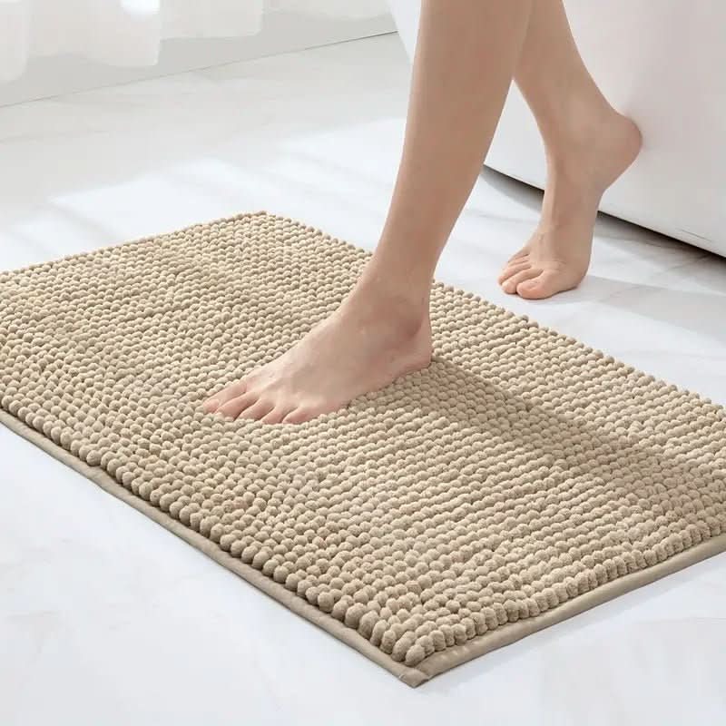 COMFORT – Chenille Bath Mat with Non-Slip Backing