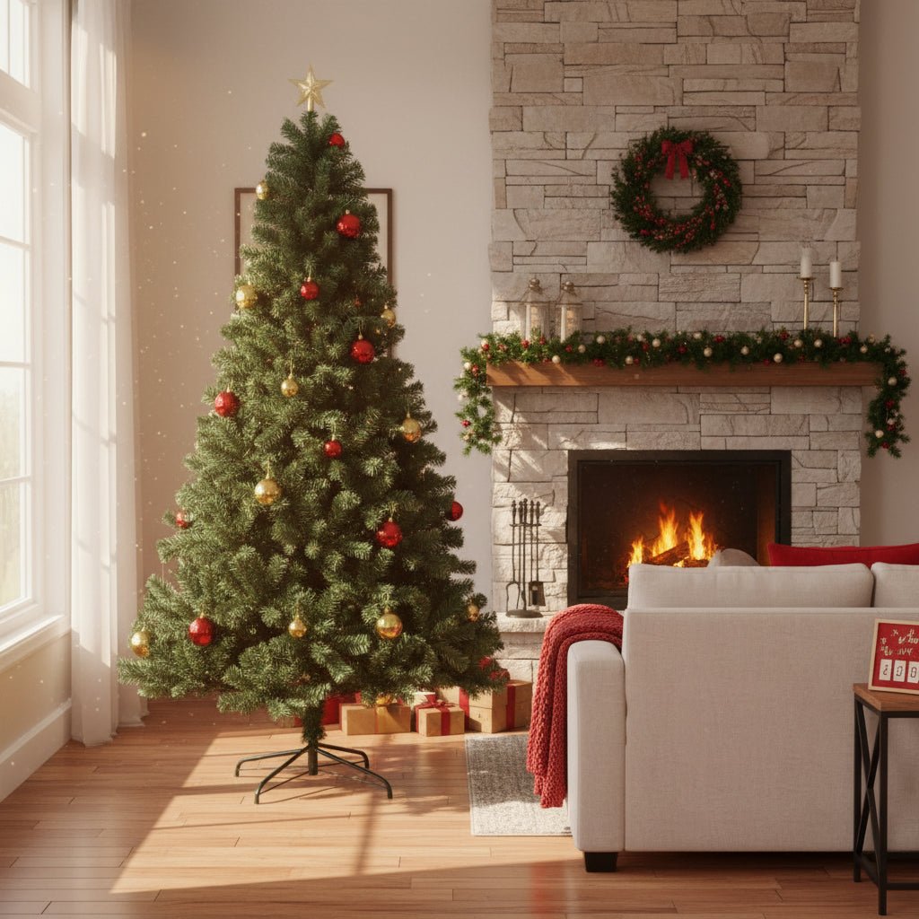 LED Artificial Tree with 8 Festive Light Patterns
