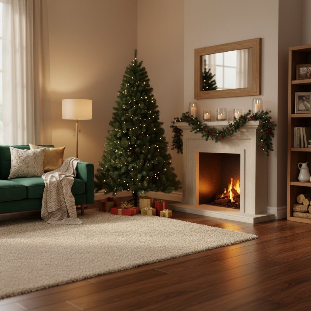 LED Artificial Tree with 8 Festive Light Patterns