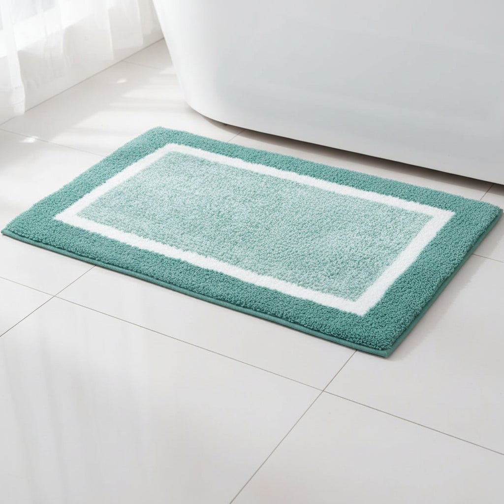 BATHBLISS – Soft Non-Slip Microfiber Bath Mat for Bathroom & Living Room