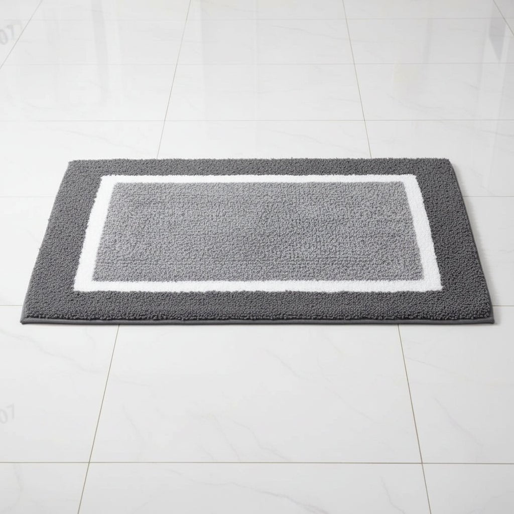 BATHBLISS – Soft Non-Slip Microfiber Bath Mat for Bathroom & Living Room