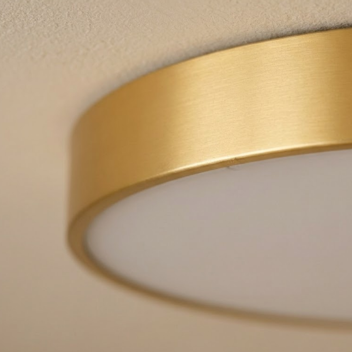 Goldene Kreis LED Deckenleuchte