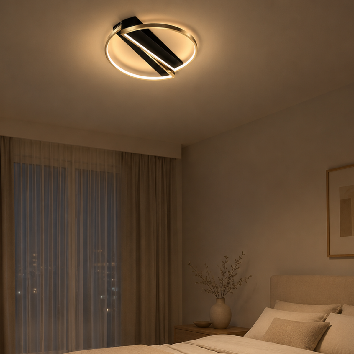 Moderne Geometrische LED Deckenleuchte