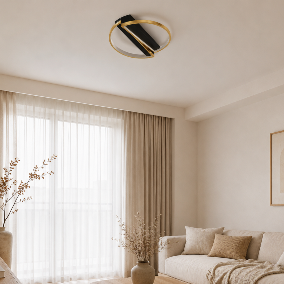 Moderne Geometrische LED Deckenleuchte