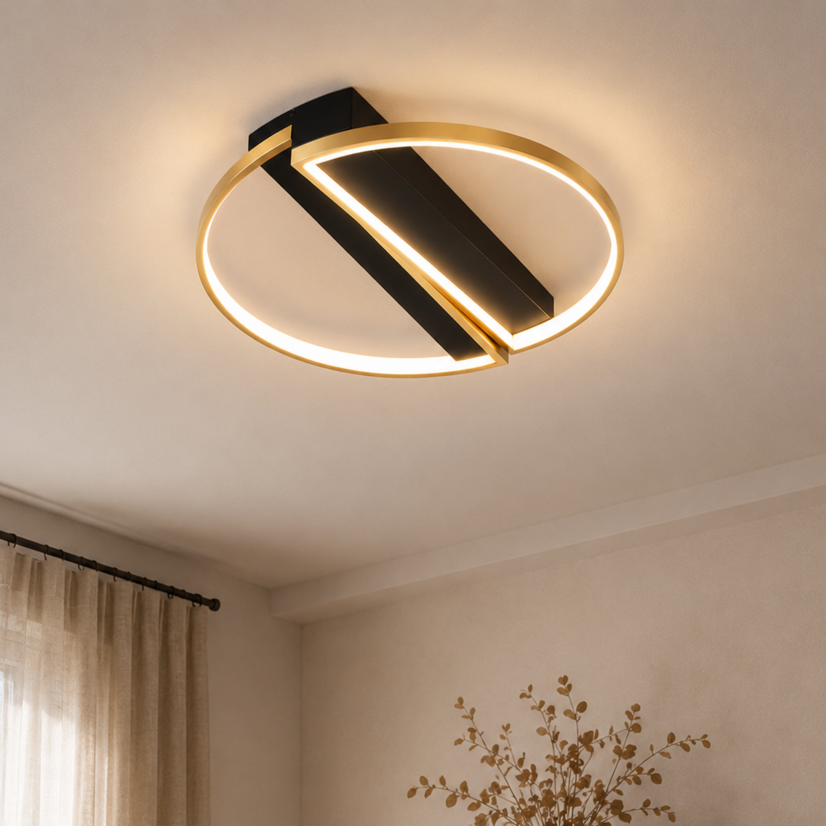 Moderne Geometrische LED Deckenleuchte