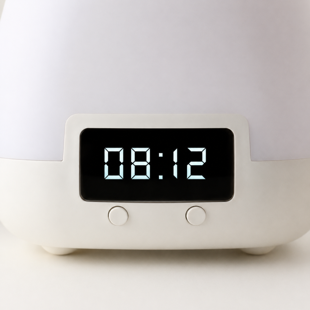LumaNest Modern LED Table Lamp - Color Changing Nightstand & Desk Lamp