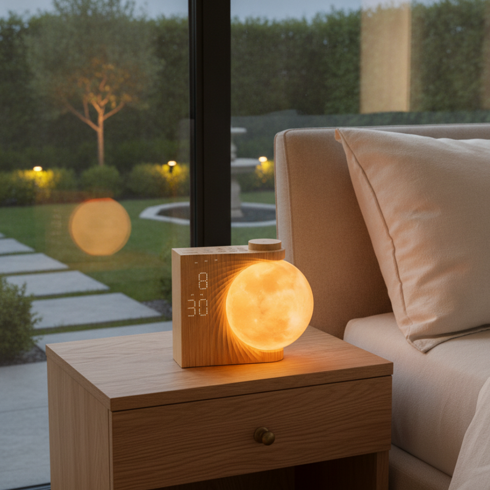 Restora Sunrise Alarm Clock - Gradual Light Wake Up Light & Nightstand Lamp