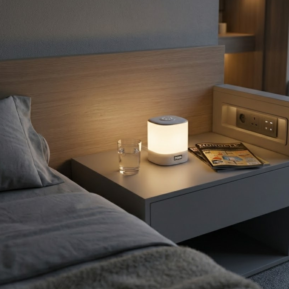 Modern Minimalist Table Lamp with Dimmable LED for Bedroom & Desk