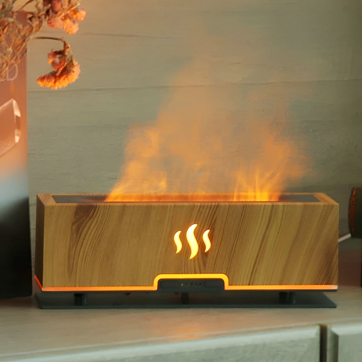 GlowFlame – Multifunctional Aroma Humidifier